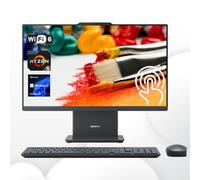 Lenovo IdeaCentre 2024 tout-en-un professionnel 27 po, écran tactile FHD 100 Hz, AMD Ryzen 5 7535HS, 16 Go de RAM DDR5, SSD de 1 To, KB et souris sans fil, base de charge sans fil, RJ-45, Wi-Fi 6