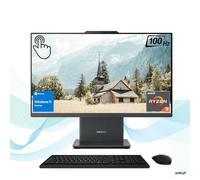 Lenovo IdeaCentre Business All-in-One, écran tactile FHD 23,8" 100 Hz, processeur AMD, 8 Go de RAM DDR5, SSD 512 Go, base de chargement sans fil, KB et souris sans fil, HDMI, Wi-Fi 6, Windows 11 Home