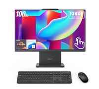 Lenovo IdeaCentre Ordinateur de bureau FHD AIO 24", écran tactile 100 Hz, AMD Ryzen 5 7535HS, 16 Go de RAM DDR5, SSD de 1 To, socle de charge sans fil, KB et souris sans fil, Type-C, Wi-Fi 6, Windows
