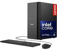 Lenovo IdeaCentre Ordinateur de bureau professionnel sécurisé et productif, Intel 10-Core Ultra 5 225, 32 Go de RAM DDR5, 1 To de stockage (SSD 512 Go et disque dur 500 Go), HDMI + VGA, Wi-Fi 6E, RJ