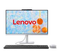 Lenovo IdeaCentre Ordinateur de bureau tout-en-un 24", Intel 8 cœurs i3-N305, 16 Go DDR4, SSD PCIe 512 Go, écran FHD IPS de 23,8", WiFi 6, Office 365, clavier et souris, Windows 11, gris nuage