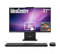 Lenovo IdeaCentre Ordinateur de bureau tout-en-un à écran tactile de 27 po • Processeur AMD Ryzen 5 6 cœurs • 64 Go DDR5 • SSD 1 To • Office 365 pour le Web • KB et souris sans fil • Base de