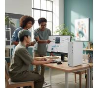 Lenovo IdeaCentre Tower Gen 9 Intel Processeur Intel® Core i3-1315U 13e génération coeurs E jusqu'à 3,30 GHz coeurs P jusqu'à 4,50 GHz, Windows 11 Famille 64, 512 Go SSD TLC - 90XWCTO1WWFR1