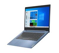 Lenovo IdeaPad 1 14 Ordinateur portable 14", écran HD 14" (1366 x 768), processeur Intel Celeron N4020, RAM DDR4 4 Go, stockage SSD 64 Go, Intel UHD Graphics 600, mode Win 10" S, 81VU0079US, bleu glacier