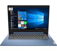Lenovo IdeaPad 1 Écran FHD 14", processeur Intel Celeron N4020 Dual-Core, 4 Go de RAM 256 Go SSD, Intel UHD Graphics 600, Bluetooth 4, 8 heures d'autonomie, Windows 11 en mode S, bleu glacier