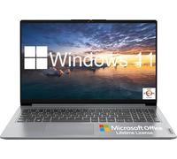 Lenovo Ideapad 1 Ordinateur portable de 15" HD 15,6" Microsoft Office à vie incluse, fin et léger, 20 Go de RAM 512 Go SSD, Windows 11, pavé numérique à 10 touches