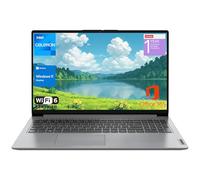 Lenovo IdeaPad 1 Ordinateur portable domestique, écran FHD de 15,6", processeur Intel Celeron Dual Core, 8 Go de RAM, 384 Go de stockage (128 Go eMMC + 256 Go PCIe), 1 an Office 365, Wi-Fi 6, W11H,