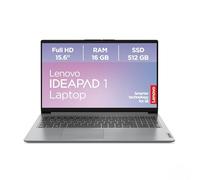 Lenovo IdeaPad 1 Ordinateur portable | Écran Full HD 15,6" | AMD Ryzen 5 | Carte graphique AMD Radeon | 16 Go de RAM | SSD 512 Go | Windows 11 Home | QWERTZ | Cloud gris | 3 mois Premium Care