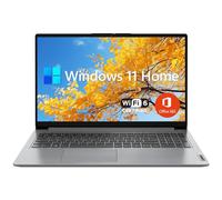Lenovo IdeaPad 1 Ordinateur portable étudiant, écran FHD de 15,6", processeur Intel Dual Core, 36 Go de RAM, 2 To SSD + 128 Go eMMC, 1 an Office 365, Wi-Fi 6, lecteur de carte SD, W11H, gris, ADP