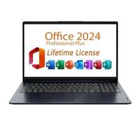 LENOVO IdeaPad 1 Ordinateur portable Full HD 15,6", AMD Ryzen 3 7320U (4 cœurs), 4 Go de RAM DDR5, 512 Go SSD, avec Office 2024 à vie gratuite, AMD Radeon, WiFi 6, Type C, Windows 11 Home, Bleu abysse