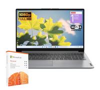 Lenovo IdeaPad 1 Ordinateur portable pour étudiant, processeur Intel Dual Core, 36 Go de RAM, 2 To SSD + 128 Go eMMC, écran FHD de 15,6", 1 an Office 365, Windows 11 Home, Wi-Fi 6, Webcam, Bluetooth,