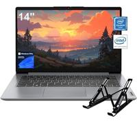 Lenovo IdeaPad 1 Ordinateur portable professionnel - Écran HD de 14 po, Intel Celeron N4020, 4 Go de RAM, 256 Go de stockage (128 Go eMMC + carte SD 128 Go), carte graphique Intel UHD, Wi-Fi 6,