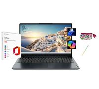 Lenovo Ideapad 1 Ordinateur portable tactile FHD 15,6" avec Microsoft Office 2024 à vie gratuite AMD Ryzen 5 7520U, 8 Go de RAM, 512 Go SSD, Windows 11 Pro, bleu abysse, avec stylet et pochette