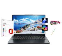 Lenovo Ideapad 1 Ordinateur portable tactile FHD 15,6" avec Microsoft Office 2024 à vie gratuite AMD Ryzen 5 7520U, 8 Go de RAM, 256 Go SSD, Windows 11 Pro, bleu abysse, avec stylet et pochette