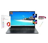 Lenovo Ideapad 1 Ordinateur portable tactile FHD 15,6" avec Microsoft Office 2024 à vie gratuite AMD Ryzen 5 7520U, 8 Go de RAM, 1 To SSD, Windows 11 Pro, bleu abysse, avec stylet et pochette