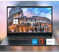 Lenovo IdeaPad 15,6" HD Antireflet avec Microsoft 365 1 an, RAM 20 Go, SSD 1,1 To, Windows 11 Pro, jusqu'à 9,5 heures d'autonomie, processeur Intel, WiFi 6, HDMI, USB-C, lecteur de carte SD, avec USB