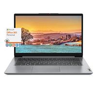 Lenovo IdeaPad 1i Ordinateur portable 14" HD Display, processeur Intel Pentium Silver N5030 (4 cœurs, jusqu'à 3,1 GHz), 4 Go de RAM, SSD NVMe 128 Go + eMMC 128 Go, 10 heures d'autonomie, Win 11 S avec