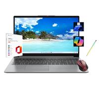 Lenovo Ideapad 1i Ordinateur portable à écran tactile FHD 15,6" avec Microsoft Office 2024 à vie gratuite, Intel Core i3-1215U, 8 Go de RAM, 256 Go SSD, Windows 11 Pro, gris nuage, avec souris et