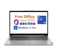 Lenovo IdeaPad 1i Ordinateur portable FHD 15,6", avec bureau à vie, Intel Core i5-1335U, 16 Go de RAM, 256 Go SSD, carte graphique Intel Iris Xe, Wi-Fi 6,10 heures BatteryWin 11 Pro, gris nuage