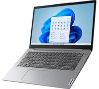 Lenovo Ideapad 1i Ordinateur portable HD 14 pouces, processeur Intel Celeron N4020 Dual-Core, 4 Go de RAM, 64 Go eMMC+64 Go de carte, WiFi, Webcam, Bluetooth, HDMI, 1 an Microsoft 365, Windows 11
