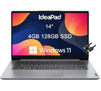Lenovo Ideapad 1i Ordinateur portable pour étudiants et éducations (14 po HD, Intel Dual-Core Celeron N4020, 4 Go de RAM DDR4, 128 Go SSD), carte graphique UHD, anti-reflets, webcam, Wi-Fi 6, Type-C,