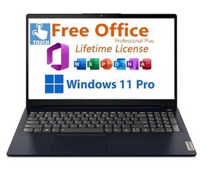 Lenovo IdeaPad 1i Ordinateur portable tactile FHD 15,6" 2026, avec bureau à vie, 13e génération, Intel Core i5-1335U, 16 Go de RAM, 1 To SSD, carte graphique Intel Iris Xe, Wi-Fi 6, Win 11 Pro