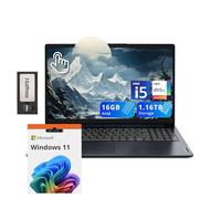 Lenovo IdeaPad 1i Ordinateur portable tactile FHD 15,6 po, Intel i5-1235U, 16 Go de RAM, 1,16 To de stockage (SSD 1 To + station d'accueil 160 Go), carte graphique Intel Iris Xe, Num Pad, Dolby Audio