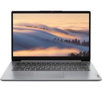 Lenovo Ideapad 1i Ordinateur portable fin et léger, écran HD de 14", Intel Celeron N4020 (jusqu'à 2,80 GHz), 4 Go de RAM 64 Go eMMC, WiFi 6, Webcam, batterie 10 heures, Windows 11 S, gris nuage