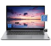 Lenovo IdeaPad 2023 Flagship Ordinateur portable léger avec écran HD 14'' Intel Pentium N5030 (jusqu'à 3,1 GHz), 4 Go de RAM, 128 Go eMMC, WiFi, webcam, longues heures de batterie, Microsoft 365, Win