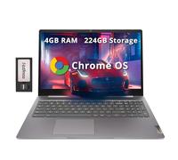 Lenovo Ideapad 3 15,6" FHD Chromebook, Intel Celeron N4500, 4 Go RAM, 224 Go de stockage (64 Go SSD + 160 Go Station d'accueil), Intel UHD Graphics, clavier complet, système d'exploitation Chrome OS
