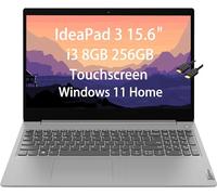 Lenovo IdeaPad 3 Écran tactile HD 15,6" (Intel 11e génération Core i3-1115G4, 8 Go de RAM, SSD PCIe 256 Go, carte graphique Intel UHD, lunette étroite) Ordinateur portable domestique et professionnel,