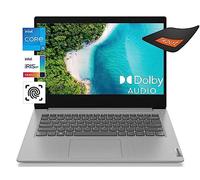 Lenovo IdeaPad 3 Ordinateur portable 14" FHD, Intel Core i5-1135G7 (> i7-1065G7), carte graphique Intel Iris Xe, lecteur d'empreintes digitales, lecteur de carte SD, HDMI, Wi-Fi 6, W11 Home, avec