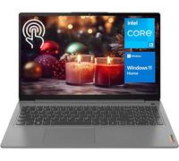 Lenovo IdeaPad 3 Ordinateur portable Holiday Deals, écran tactile FHD de 15,6 po, Intel Core i3-1115G4, 12 Go de RAM, 256 Go SSD, lecteur de carte SD, HDMI, Webcam, Wi-Fi 6, Windows 11 Home, gris