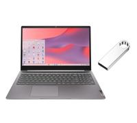 Lenovo IdeaPad 3i Chromebook 15,6" FHD Écran 1920 x 1080 | Intel Celeron N4500 1,1 GHz | Carte graphique Intel UHD | Appareil photo | Gris | 4 Go de RAM | 64 Go SSD | Chrome OS | Ensemble avec clé USB
