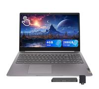 Lenovo IdeaPad 3i Chromebook écran tactile FHD 15,6 po, Intel Pentium Silver N6000, 4 Go LPDDR4x, 288 Go de stockage (128 Go eMMC + station d'accueil 160 Go), pavé numérique, webcam HD, Wi-Fi 6