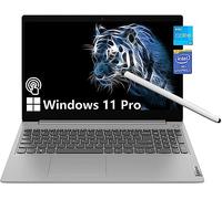 Lenovo IdeaPad 3i Ordinateur portable professionnel, écran tactile HD de 15,6", Intel Core i3-1115G4, Windows 11 Pro, 12 Go de RAM, 256 Go SSD, HDMI, Dolby Audio, lecteur de carte SD, longue durée de