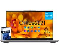 Lenovo Ideapad 3i Ordinateur portable professionnel et étudiant, avec ordinateur portable tactile antireflet FHD IPS 15,6 po, Intel Core i3-1115G4 (2 cœurs), 12 Go de RAM, 512 Go SSD, Win 11 Pro, gris