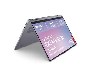 Lenovo IdeaPad 5 Ordinateur portable 2 en 1 | Écran WUXGA 16" | Intel Core Ultra 5 | 16 Go de RAM | SSD 512 Go | Carte graphique Intel | Windows 11 Home | QWERTZ | Luna Grey | 3 mois Premium Care