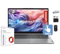 Lenovo IdeaPad Écran tactile FHD IPS 15,6" pour les entreprises, 40 Go de RAM, 2,5 To de stockage (SSD 2 To + 500 Go Ext.), Intel i3 6 cœurs, Wi-Fi 6, batterie longue, MarxsolAccessory, Win 11 Pro