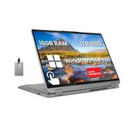 Lenovo IdeaPad Flex 5 Ordinateur portable 2 en 1, écran tactile WUXGA 16", AMD Ryzen 7 7730U, 16 Go de RAM, 1 To SSD, carte graphique AMD Radeon, lecteur d'empreintes digitales, Wi-Fi 6, Win 11 Pro