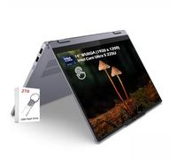 Lenovo IdeaPad Flex 5i Ordinateur portable 2 en 1 Ordinateur portable Windows 11-14" WUXGA Écran tactile 8 Go RAM 512 Go SSD Intel Core Ultra 5 225U Gris Luna avec clé USB 2 To
