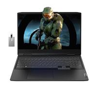 Lenovo IdeaPad Gaming 3 2023 Ordinateur portable de jeu 15,6" 120 Hz, AMD Ryzen 5 6600H, 64 Go de RAM, SSD PCIe de 2 To, NVIDIA GeForce RTX 3050, clavier rétroéclairé, gris onyx, Windows 11, carte USB SnowBell 32 Go