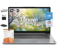 Lenovo IdeaPad Ordinateur portable 14" 2025, 20 Go de RAM, 1,1 To de stockage (SSD 500 Go + eMMC 128 Go + 500 Go d'ext), processeur Intel Core, carte graphique UHD, longue batterie WiFi-6
