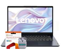 Lenovo IdeaPad Ordinateur portable 14", 4 Go de RAM 128 Go eMMC, Intel Celeron N4020, Microsoft Office 365, Windows 11 S, écouteurs SageNova, bleu abysse