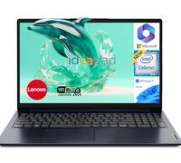 Lenovo IdeaPad Ordinateur portable 15,6" avec 1 an Microsoft 365 • 8 Go de RAM • 1,2 To de stockage total (256 Go combiné intégré + 1 To Cloud) • Intel Celeron • WiFi-6 • Bleu • Copilot AI • Windows