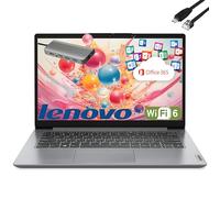 Lenovo IdeaPad Ordinateur portable avec Microsoft Office pour étudiants, processeur Intel haute performance, 12 Go de RAM, 1 To de cloud et 640 Go de stockage, lecteur de carte SD, WiFi 6, Windows 11