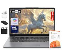 Lenovo IdeaPad Ordinateur portable Business Student 2025, écran 14", processeur Intel Dual Core, 20 To de RAM + 1,1 Go de stockage (500 Go SSD + 128 Go eMMC + 500 Go d'ext), 11 heures