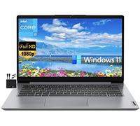 Lenovo IdeaPad Ordinateur portable léger (modèle 2023), écran FHD de 14", Intel i3-1115G4 (jusqu'à 4,1 GHz, Beats i5-1030G7), 12 Go de RAM, 512 Go NVMe SSD, Wi-Fi 6, Bluetooth, HDMI, Win 11 +