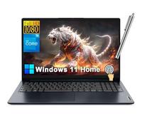 Lenovo IdeaPad Ordinateur portable professionnel avec licence de bureau à vie, écran tactile FHD 15,6 po, Intel 10-Core i5-1235U, 24 Go de RAM, SSD 1 To, Windows 11 Pro, pavé numérique Wi-Fi, stylet