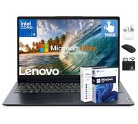 Lenovo IdeaPad Ordinateur portable professionnel, écran tactile FHD de 15,6 po, puissant Intel i5-1334U à 10 cœurs, ordinateur copilote AI, 40 Go de RAM, 1,5 To de stockage (SSD 1 To + 500 Go